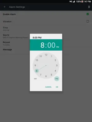 Alarm Clock with Holidays android App screenshot 1