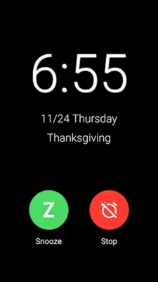 Alarm Clock with Holidays android App screenshot 5